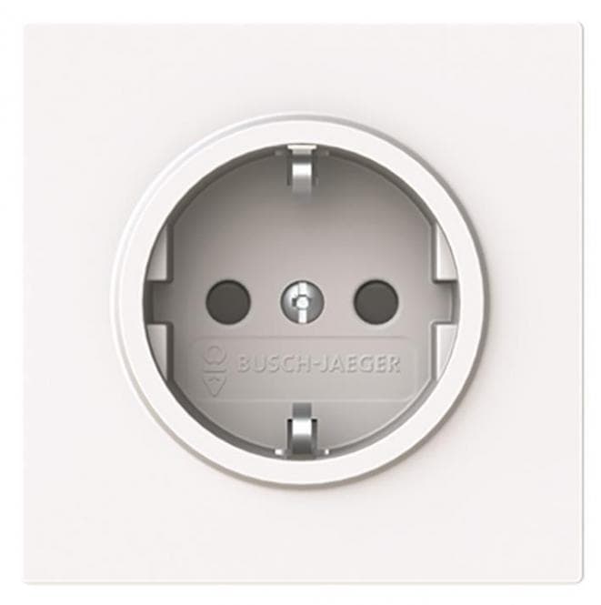BJ SCHUKO Steckdose Safety+ 20 EUCB-44G Busch-art linear