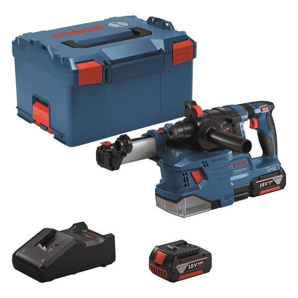 Bosch Bohrhammer GBH 18V-22 0611924003 Set inkl. Staubabsaugung, 2xAkku 4.0Ah..