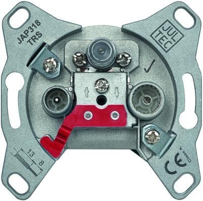 Jultec Antennensteckdose JAP318TRS Durchgang