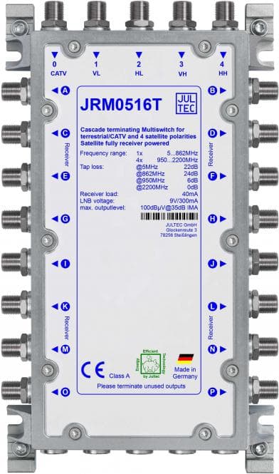 Jultec Multischalter JRM0516T 5 auf 16