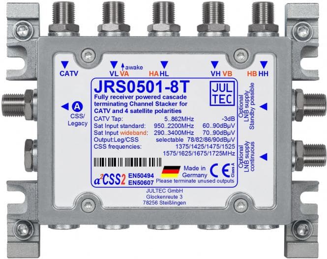 Jultec Einkabelmultischalter JRS0501-8T 5 auf 1/8UB