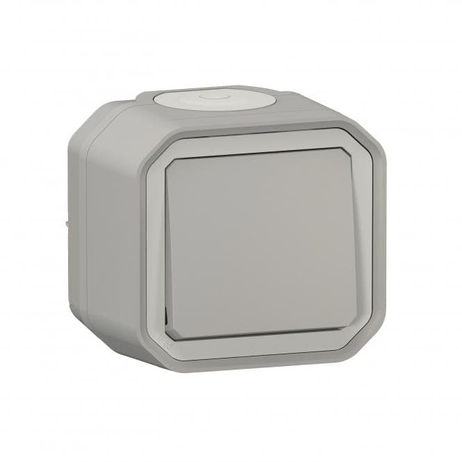 Legrand 069716L Plexo New FRAP IP44 Kreuzschalter grau 10A