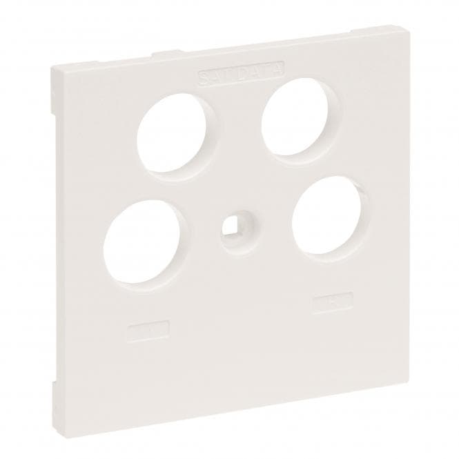 Legrand 765157 SEANO Abdeckung TV-R-SAT-SAT f.Fremdfabrikate Ultraweiß