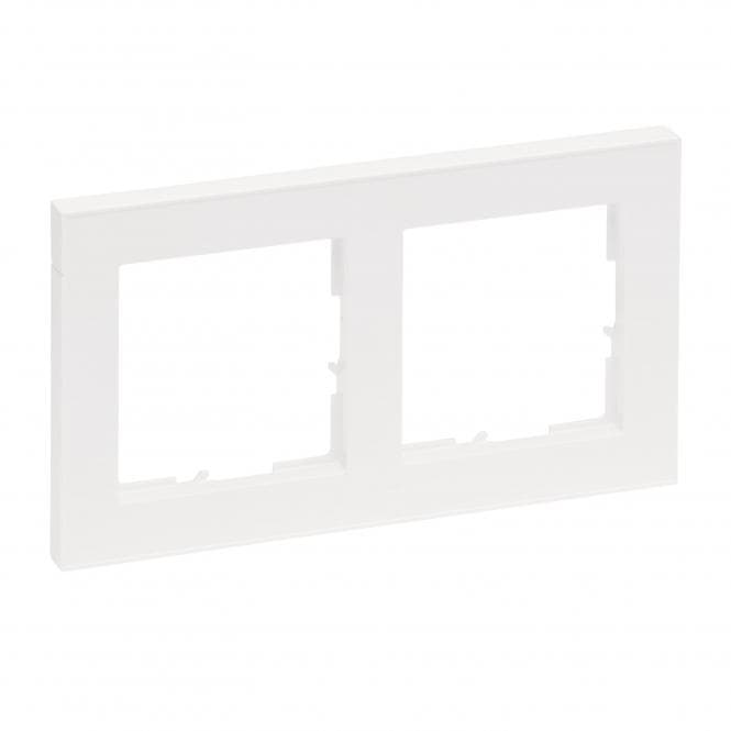 Legrand 765182 SEANO+2-fach Rahmen in der Farbausführung Ultraweiß