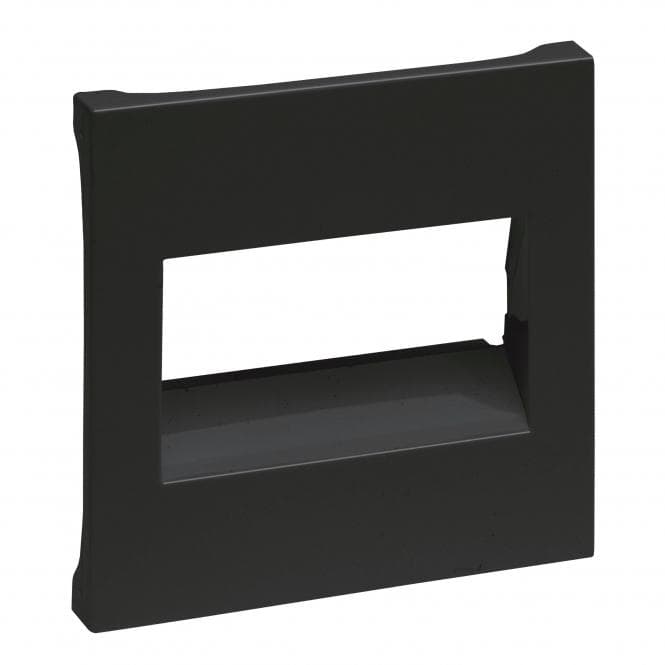 Legrand 765354 SEANO Abdeckung RJ45 f.1- u.2-fach Datendosen Schwarz lackiert