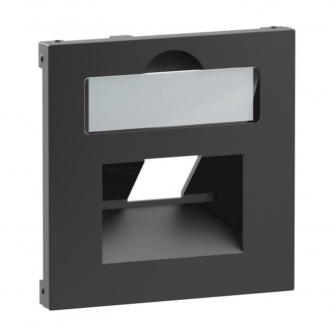 Legrand 765358 SEANO Abdeckung 1x RJ45 f Datendosen Fremdfabrikate sw lackiert