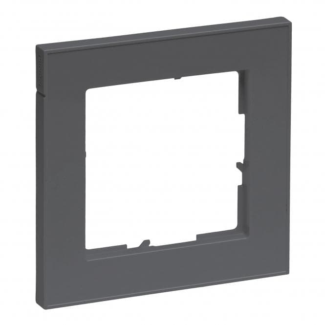 Legrand 765481 SEANO+1-fach Rahmen in der Farbausführung Anthrazit lackiert