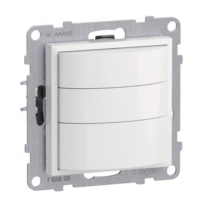 Legrand 765605 SEANO 3-L-Bewegungsmelder 180° m.Handbetätigung 600W 5 20m UW