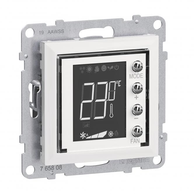 Legrand 765608 Seano MyHome Thermostat m Display m.Abdeckung in der Farbe