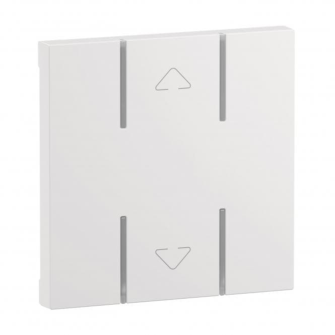 Legrand 765619 Seano 2-modulige Tastenabdeckung MyHome m.Symbol Auf/Ab