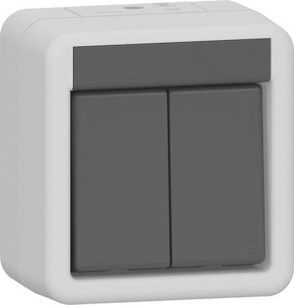 GIRA 310530 Wippschalter Serien WG AP IP44 Grau