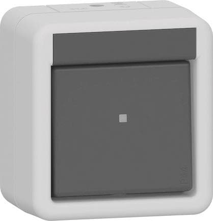 GIRA 310730 Wippschalter Kreuz WG AP IP44 Grau