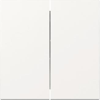 GIRA 329503 Wippe 2fach System 55 Reinweiß glänzend