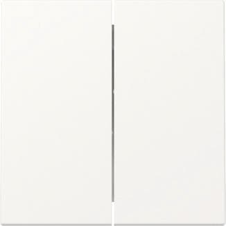 GIRA 329527 Wippe 2fach System 55 Reinweiß seidenmatt