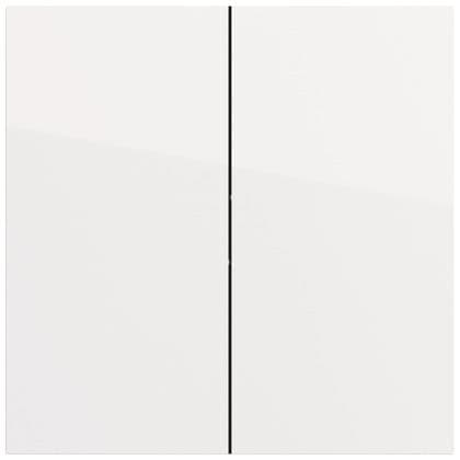 GIRA 329570 Wippe 2f Flächenschalter Reinweiß