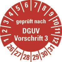 HEIN 185694 Prüfpl.DGUV3,26-31,r,PF,Ø20mm,500/ROL