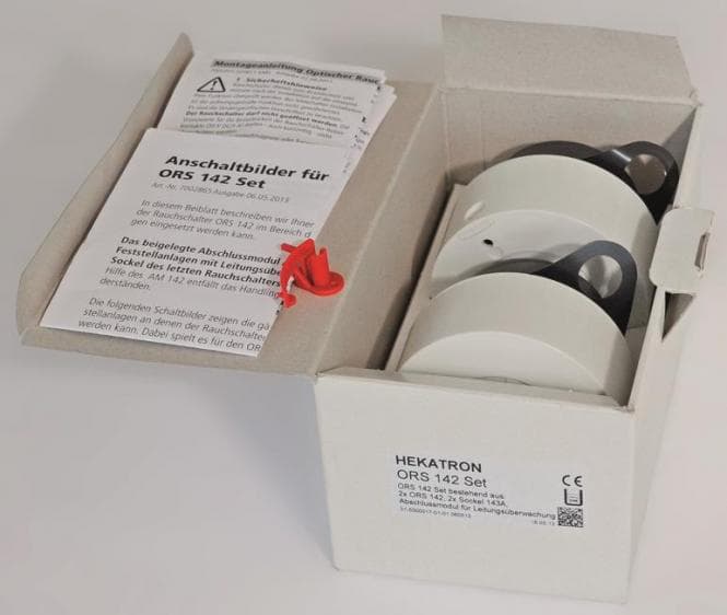 Hekatron Set Optischer ORS 142 Set Rauchschalter 31-5000017-01-04
