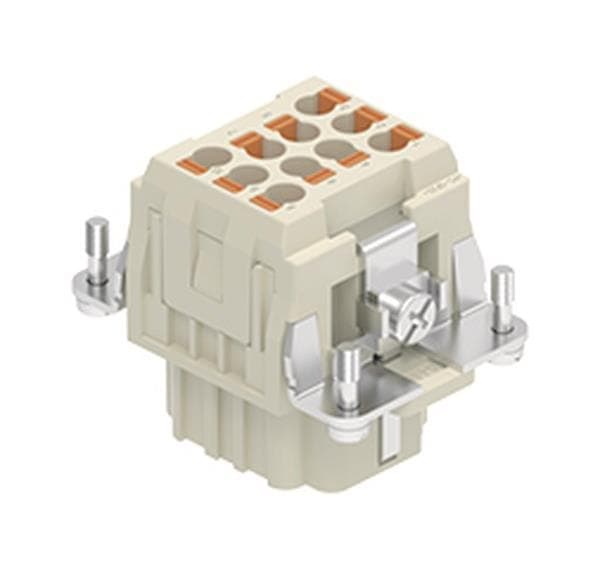 ILME Buchseneinsatz Gr.44.27 CQEYF 10 10P+PE AXYR push-in Anschluss 16A 500V
