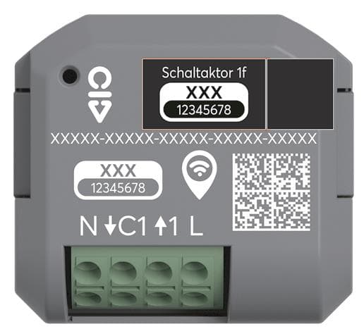 BJ Schaltaktor 1-fach UP 62811 U-WL Wireless