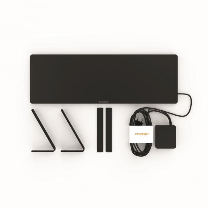 ETHERMA Arbeitsplatz- LAVA-DESK-ZONE-B heizung Set schwarz 46381