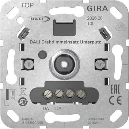 GIRA 202600 DALI Drehdimmeins.UP Einsatz