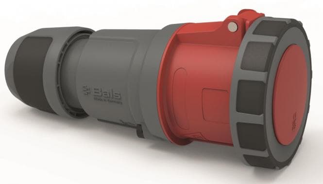 Bals Kupplung 125A 5p 400V 6h 3199-1 IP67 Schraubklemme Bajonettring gummiert
