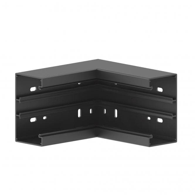 GGK Inneneck BR 60x110/80-9005, PVC Gehrungsformteil, schwarz