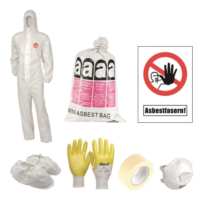 Cimco Asbest Tages-Set easy XXL 145082 (Einweg) Einweg-Set 15-tlg inkl