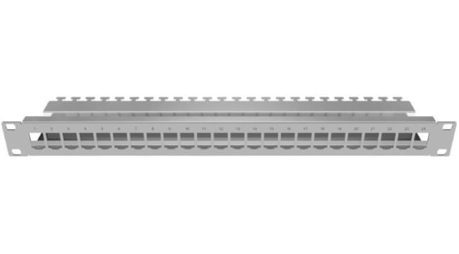 EasyLan fixLink D* 1HE 19 CKVFD0124E 24x Modul Edelstahl