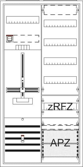 Striebel Komplettschrank DA27CBE Dreipunkt A27 1Z1V4A2z 2CPX054545R9999