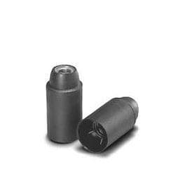 VOSS Iso-Fassung E14 schwarz 102189 Glattmantel Gewinde M10X1