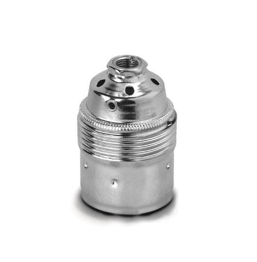VOSS Metall Fassung E27 messingf. 102803 Glattmantel Gewinde M10X1