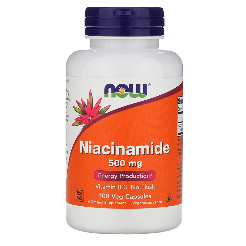 Witaminy B Now Foods Niacinamide 500mg 100kaps
