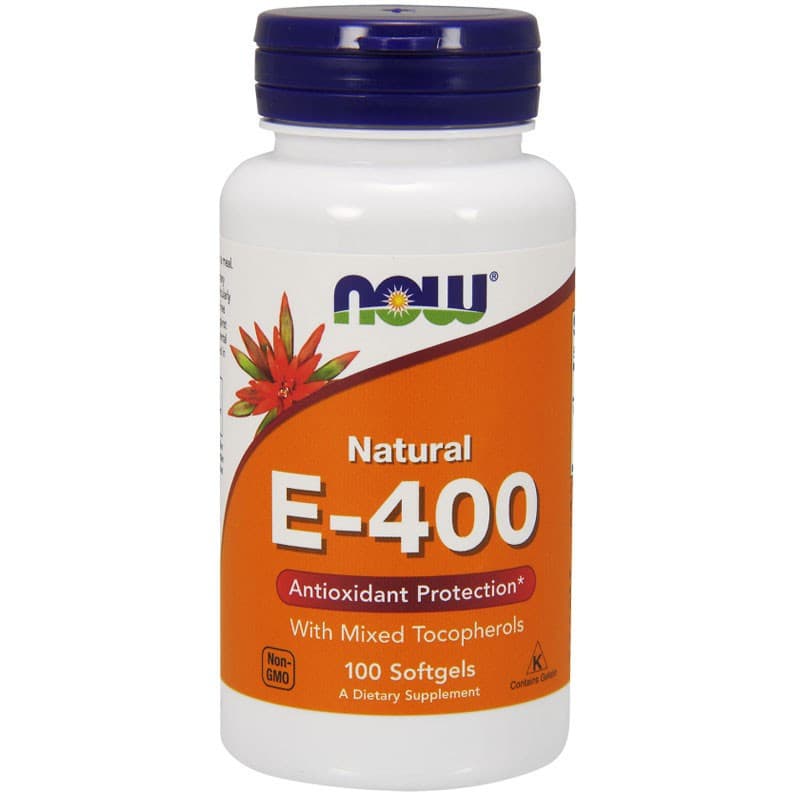 Witaminy E Now Foods Natural (Mixed) E-400 100softgels
