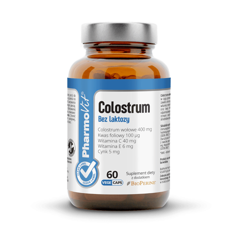 Wsparcie Odporności Kolostrum Pharmovit Colostrum 60kaps