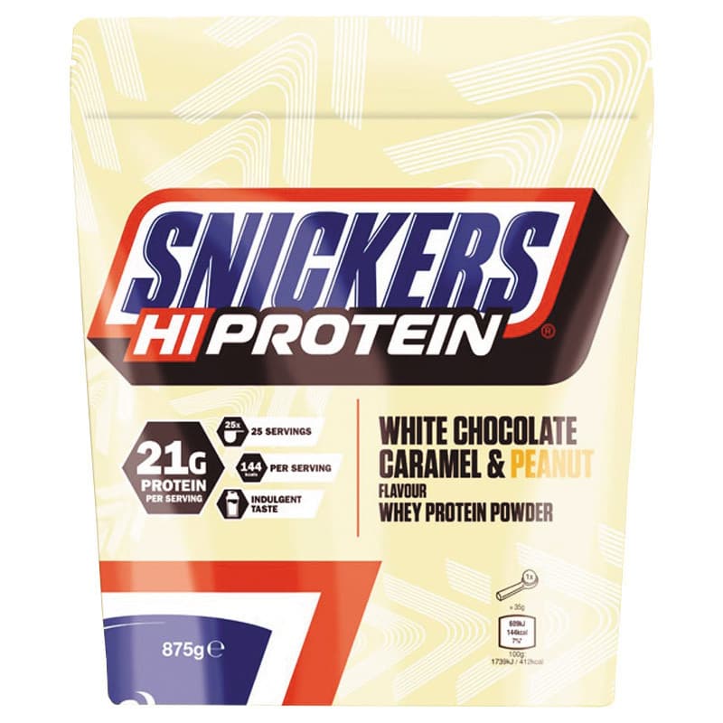 Odżywka Białkowa Koncentrat MARS Snickers High Protein Powder 875g Biała Czekolada