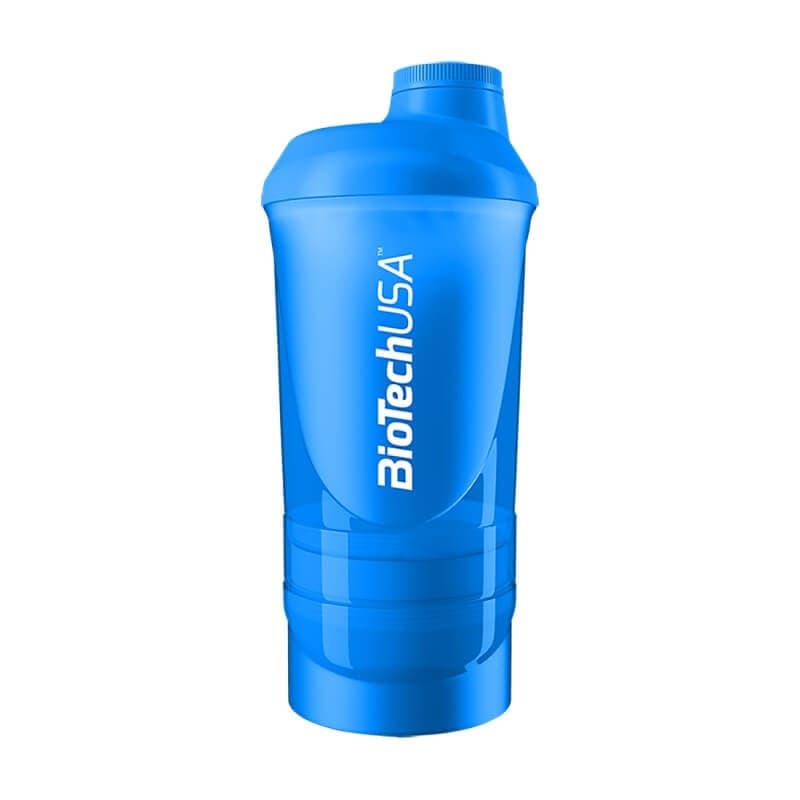 Akcesoria Shaker BioTechUSA Wave+ 600ml+200ml+150ml Blue