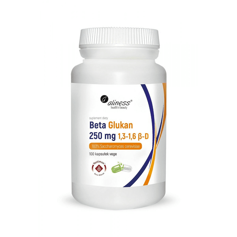 Wsparcie Odporności Beta Glukan Aliness Beta Glukan 250mg 100vkaps