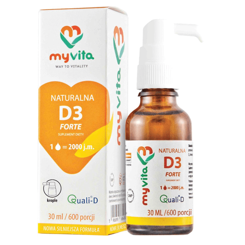 Witaminy D MyVita Witamina D3 2000IU 30ml