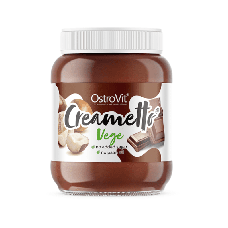 Zdrowa Żywność Krem Dietetyczny Ostrovit Creametto Vege 350g Czekoladowo-Orzechowy