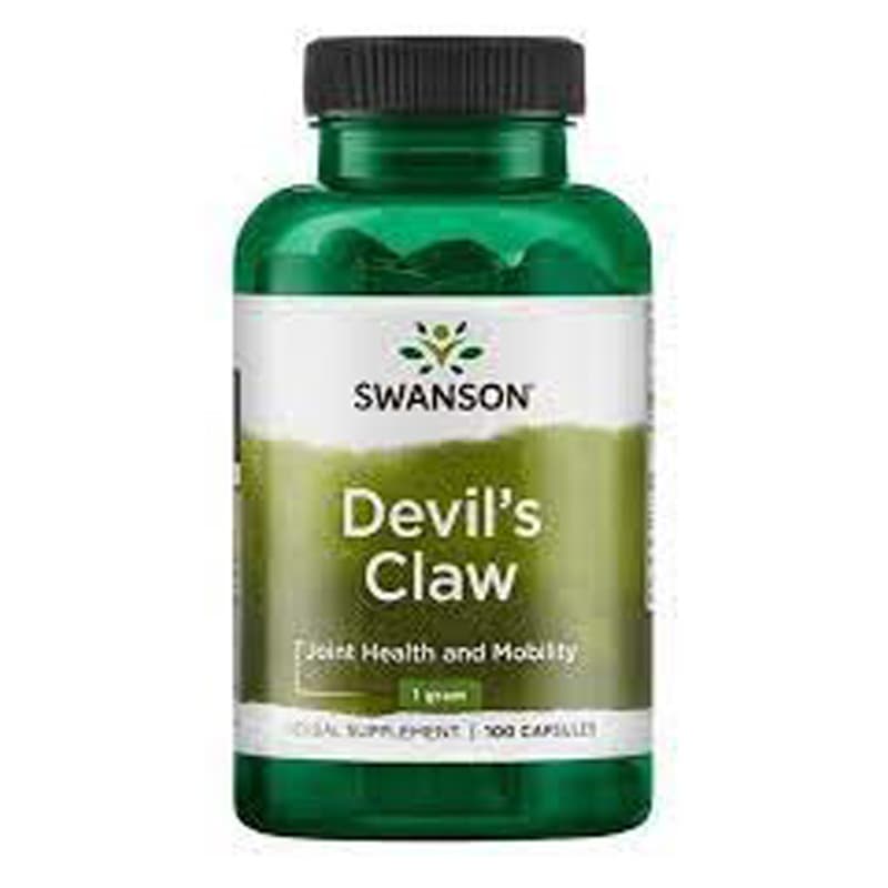 Wsparcie Odporności Diabelski Pazur Swanson Devil's Claw 500mg 100kaps
