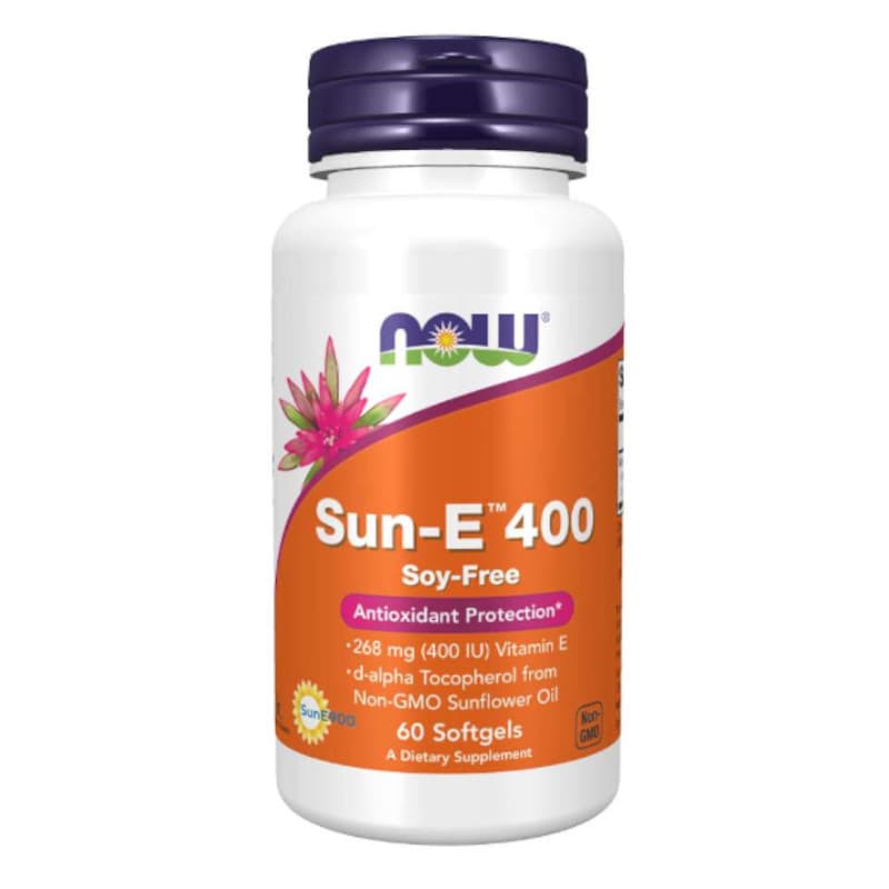 Witaminy E Now Foods SUN-E 400 60kaps