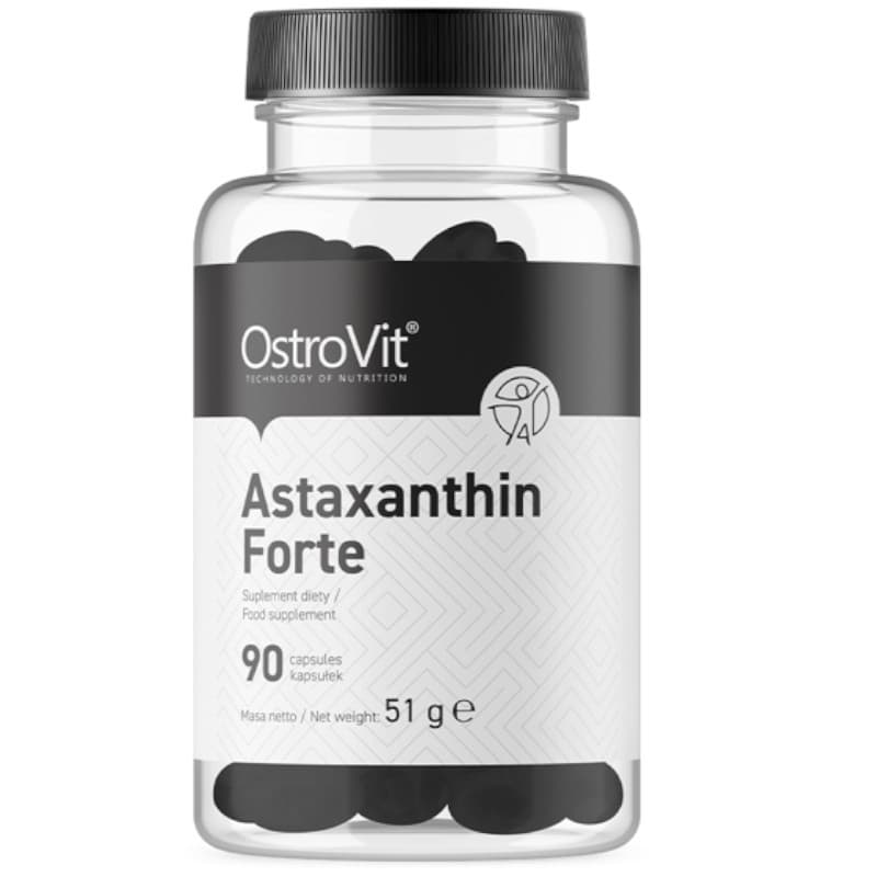 Detoks Astaksantyna OstroVit Astaxanthin Forte 90kaps