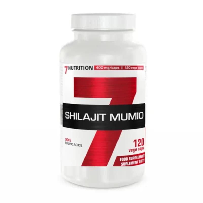 Wsparcie Odporności Kwas Fulwowy 7Nutrition Shilajit Mumio 400mg 120vkaps