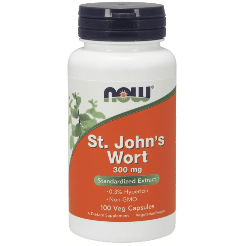 Układ Nerwowy Dziurawiec Zwyczajny Now Foods Mood Support with ST. John's Wort 100vkaps
