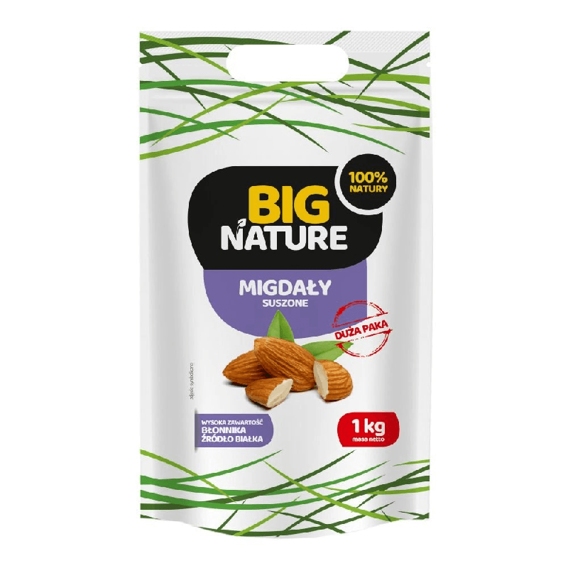 Zdrowa Żywność Migdały Big Nature Migdały 1000g