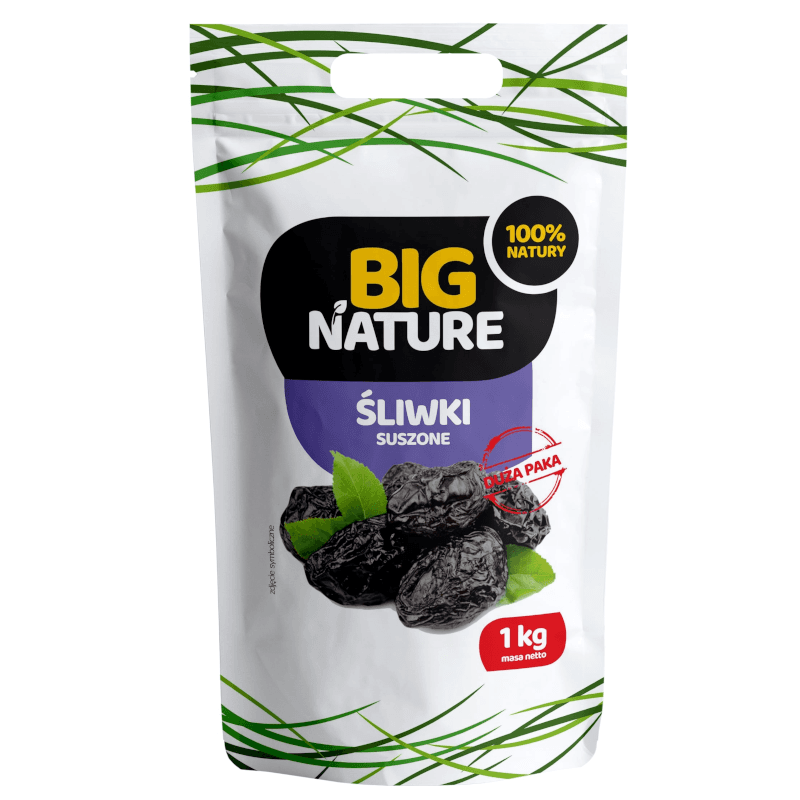 Zdrowa Żywność Śliwki Big Nature Śliwka Suszona 1000g