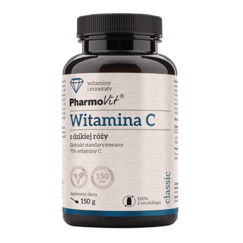 Witaminy C Pharmovit Witamina C z Dzikiej Róży 150g