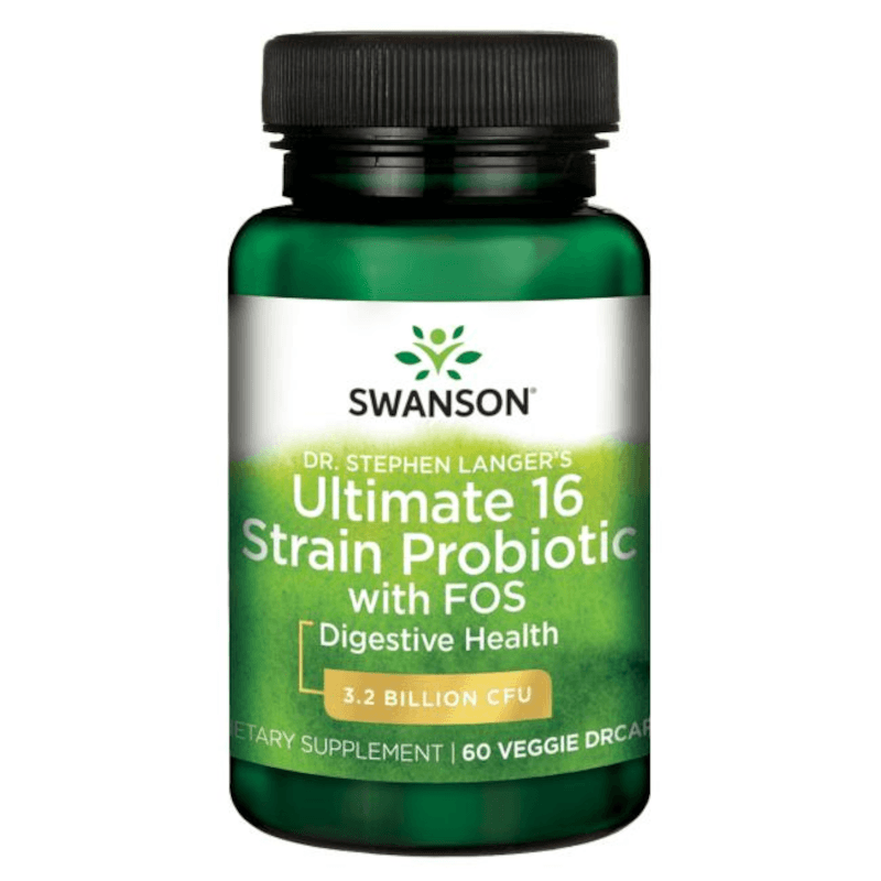 Wsparcie Jelit Probiotyki Swanson Ultimate-16 Strain Probiotic 60kaps