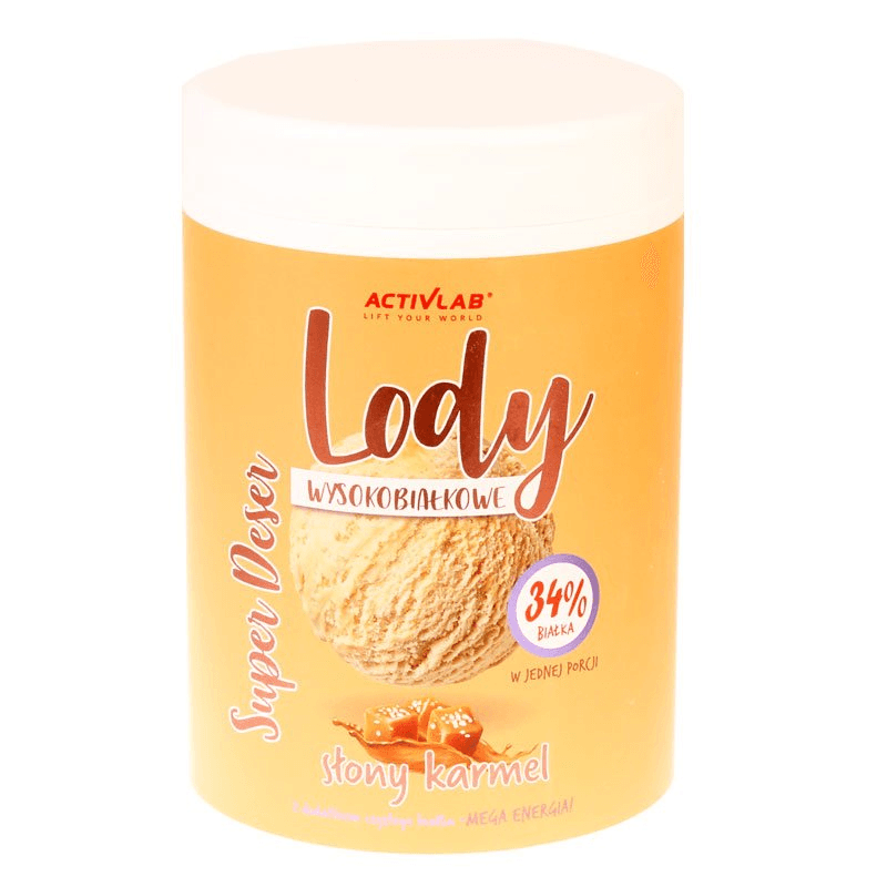 Zdrowa Żywność Lody Proteinowe Activlab Lody Wysokobiałkowe 400g